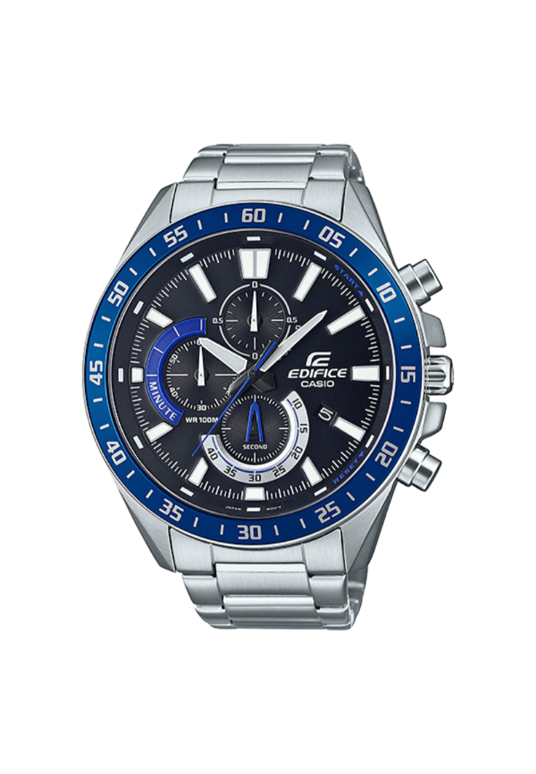 Casio Edifice Blue Dial Stainless Steel Men's Watch EFV-620D-2AVUDF