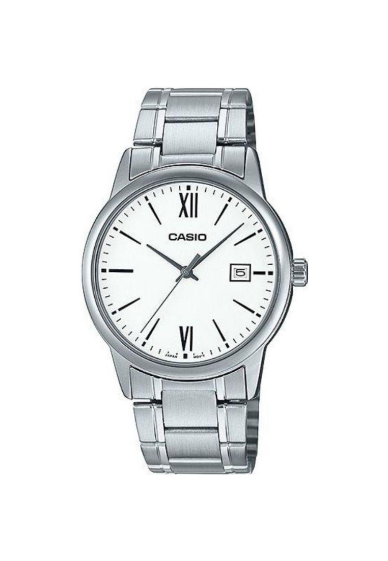 Casio General White Dial Silver Stainless Steel Women Watch MTP-V002D-7B3UDF