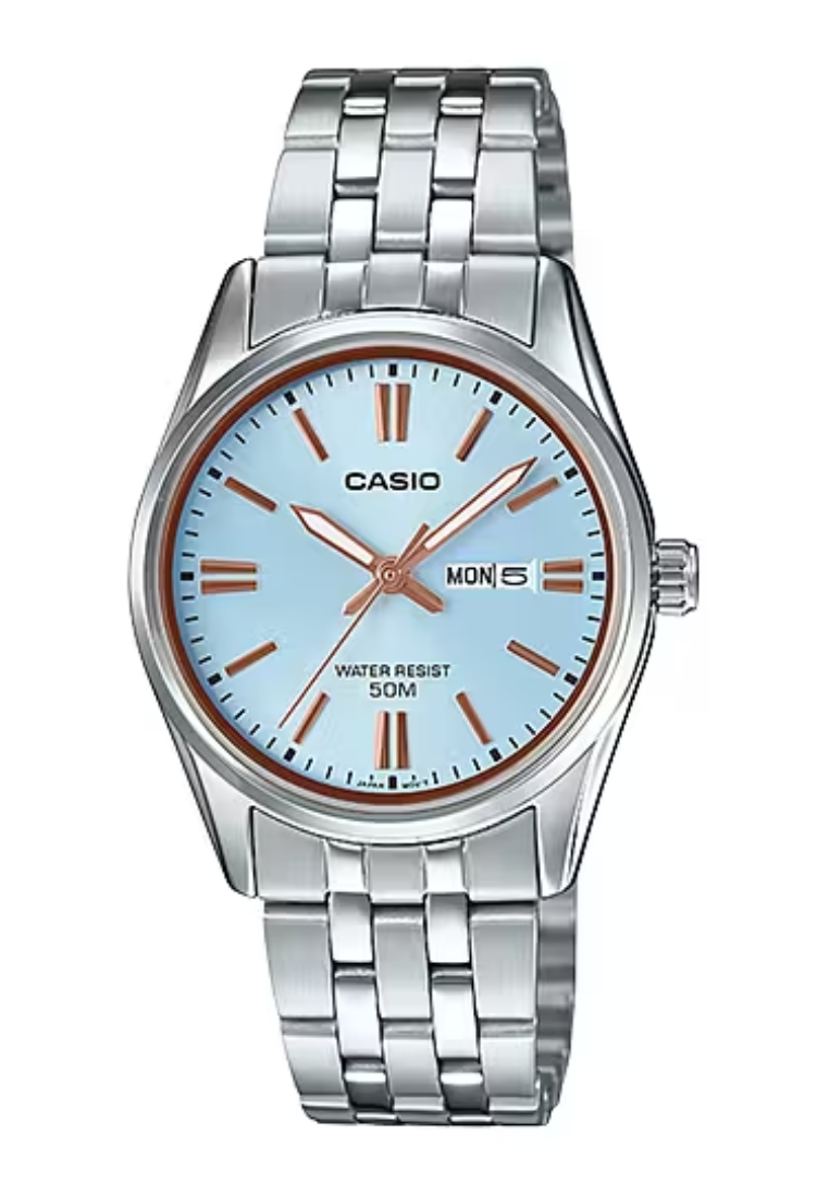 Casio CASIO 簡潔優雅熟女氣質不鏽鋼腕錶 (LTP-1335D-2A)