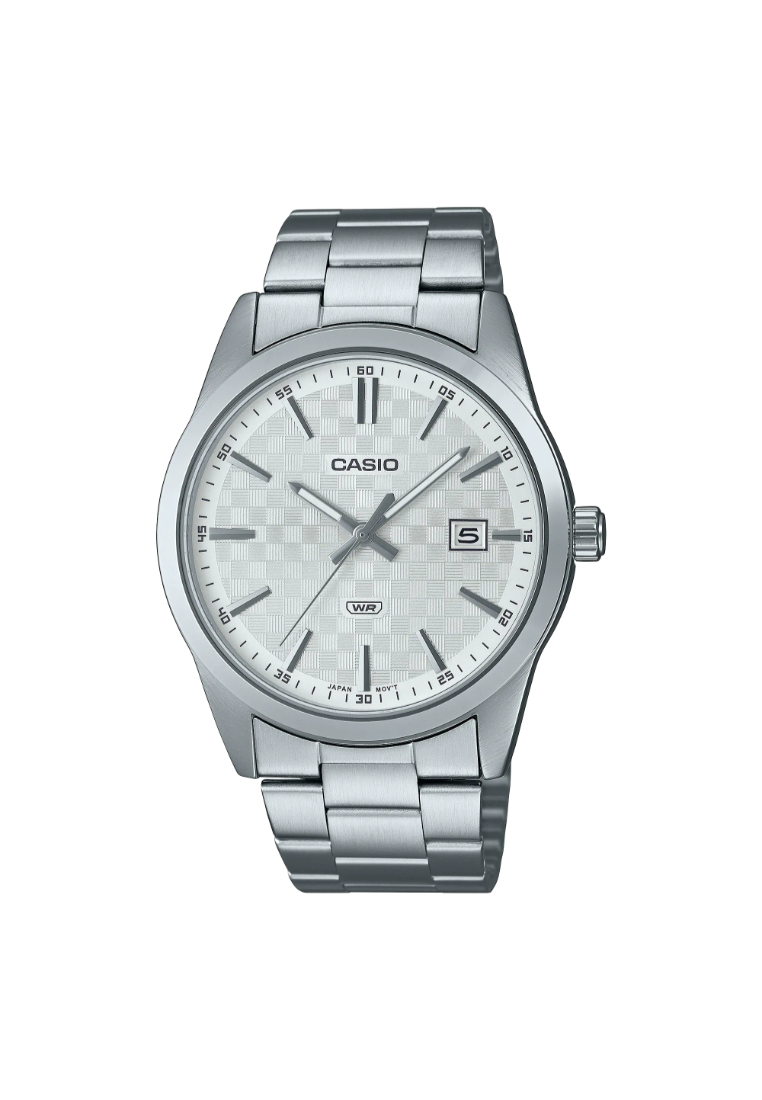 Casio General Silver Stainless Steel Unisex Watch MTP-VD03D-7AUDF