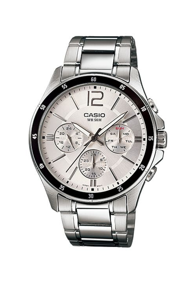 CASIO Casio Stainless Steel Classic Analog Watch (MTP-1374D-7A)