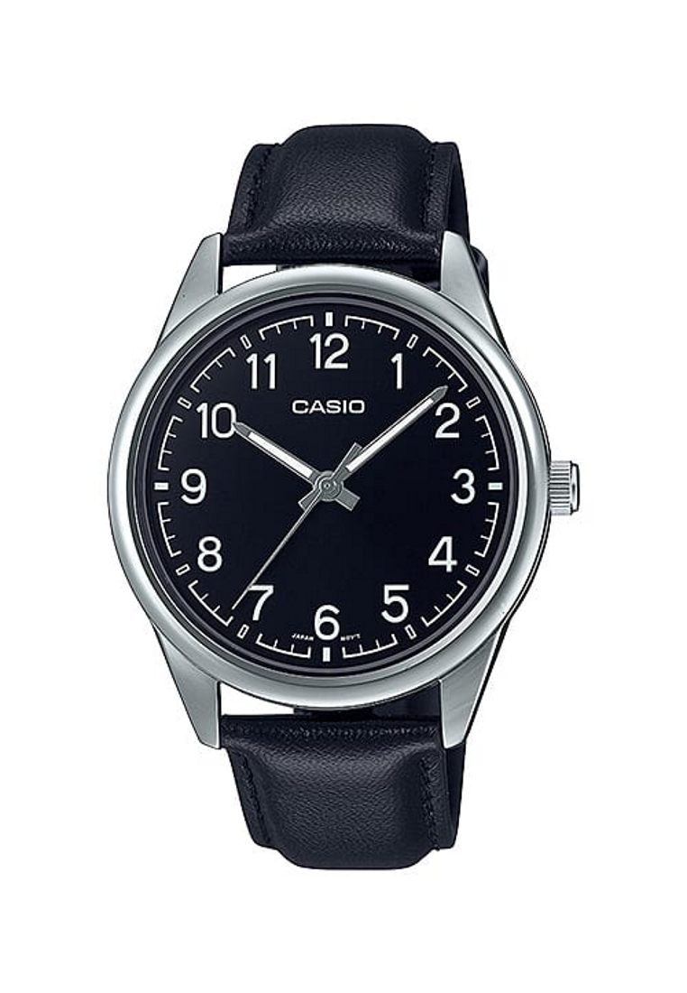 Casio Leather Analog Watch (MTP-V005L-1B4)