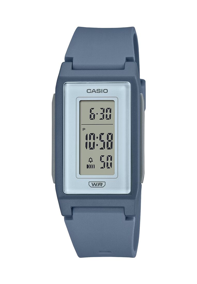CASIO Casio Women's Digital Watch LF-10WH-2 with Blue Biomass Plastics Band