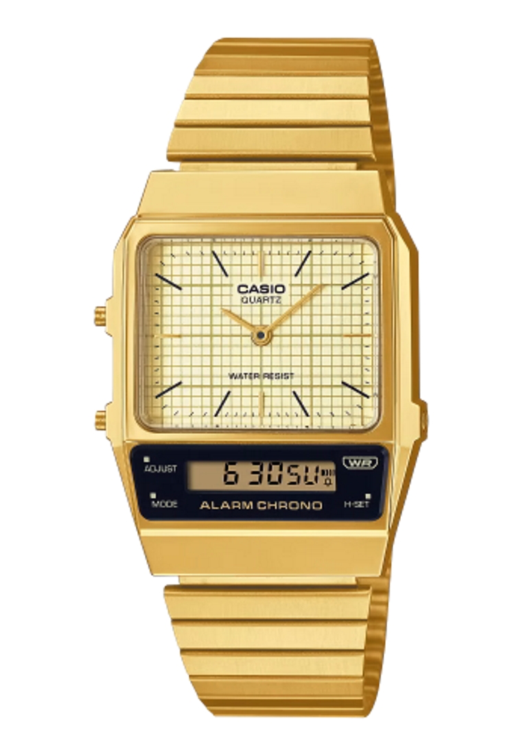 Casio Analog-Digital Retro Watch (AQ-800EG-9A)