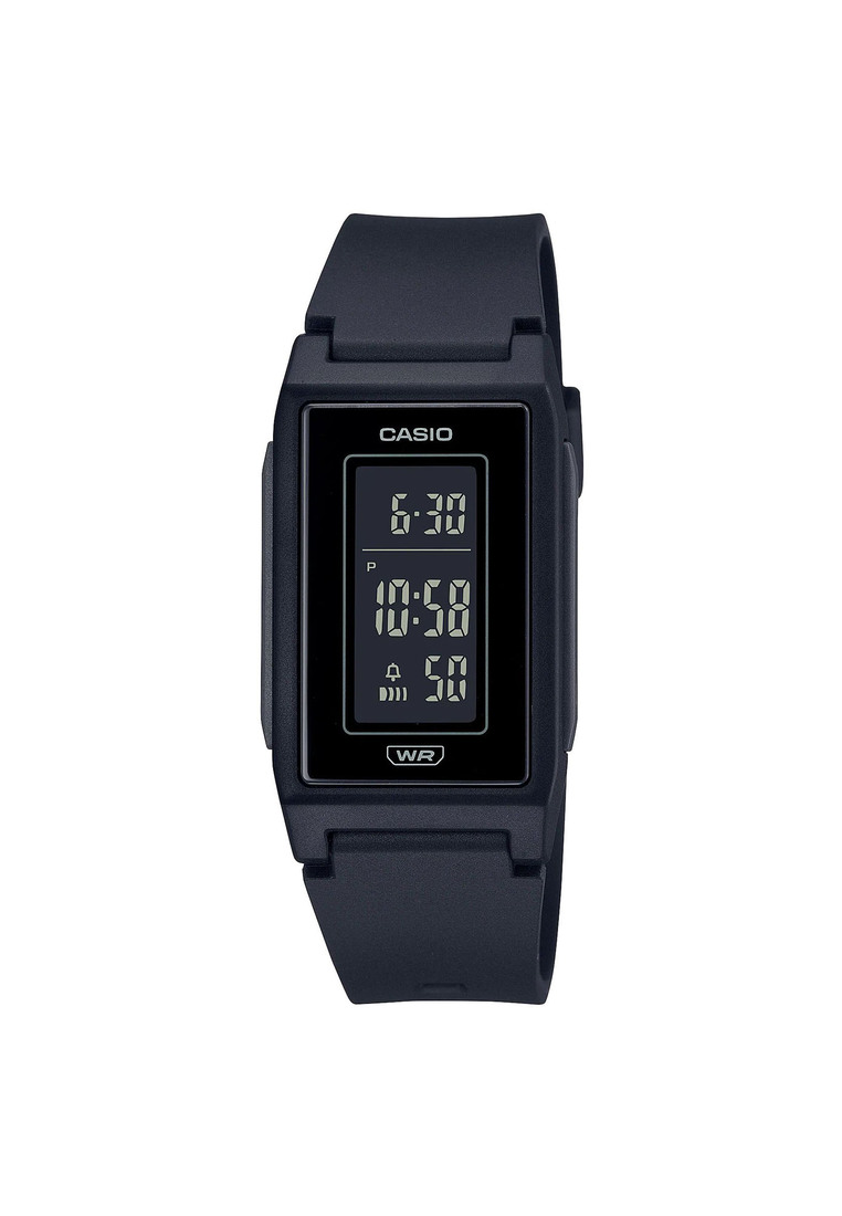 Casio Women's Digital Watch LF-10WH-1 with Black Resin Strap