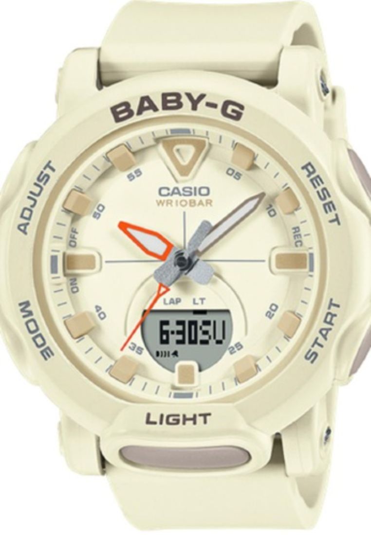 Casio Baby-G BGA-310-7ADR Analog Digital White Resin Strap Women's Watch
