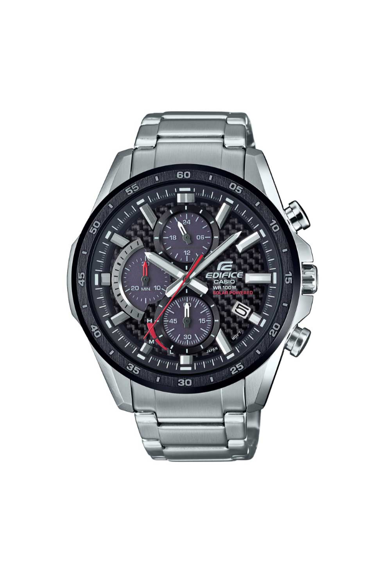 Casio Edifice Chronograph Silver Stainless Steel Men's Watch EQS-900DB-1AVUDF