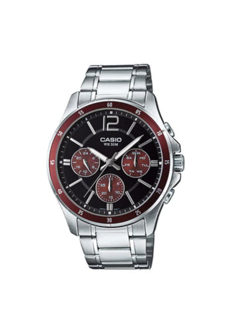 Casio 卡西歐 ENTICER 不鏽鋼男士手錶 MTP-1374D-5AVDF-P