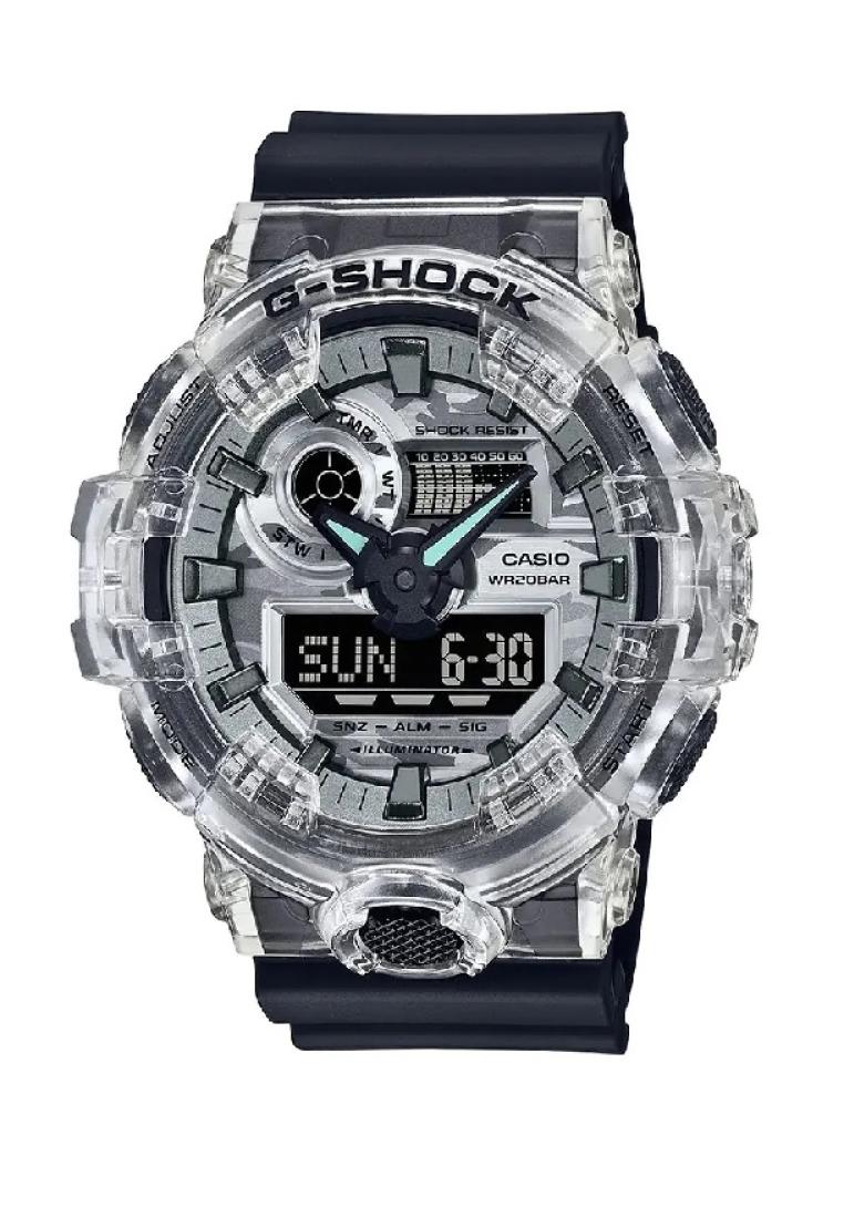 CASIO Casio G-Shock Black Analog Digital Resin Strap Watch For Men GA-700SKC-1ADR