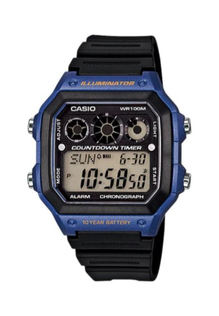 Casio Men's Digital AE-1300WH-2AV Black Resin Band Sport Watch