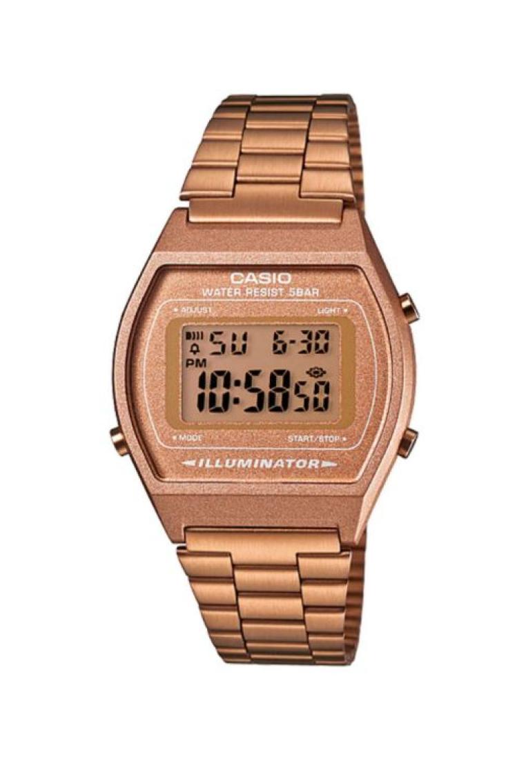 CASIO Casio Vintage Men's Digital B640WC-5A Stainess Steel Band Rose Gold Watch