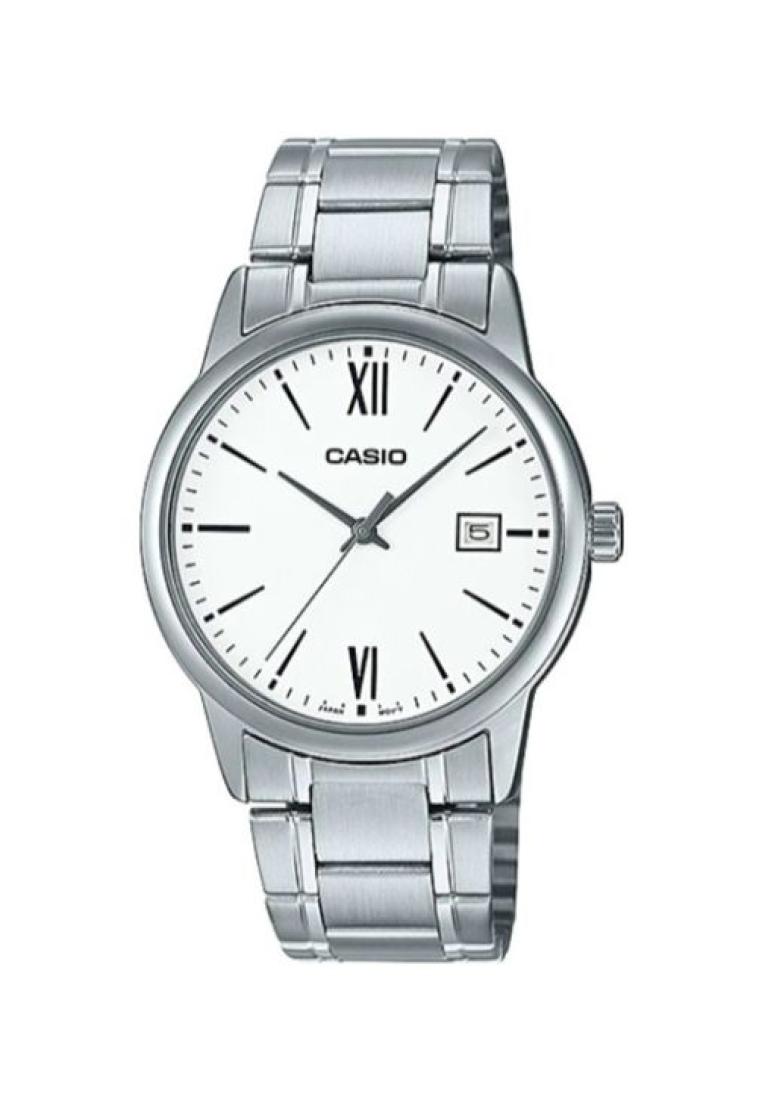 Casio Men's Analog MTP-V002D-7B3 Silver Stainless Steel Watch