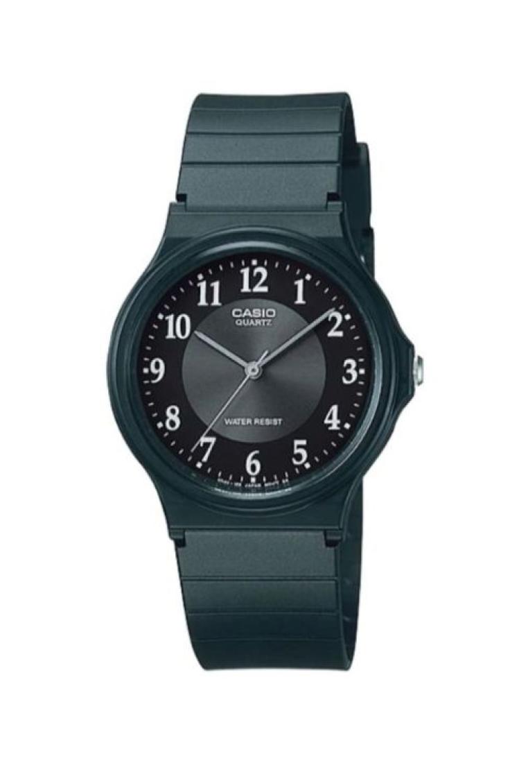 Casio Men's Analog Watch MQ-24-1B3 Black Resin Band Watch for Mens