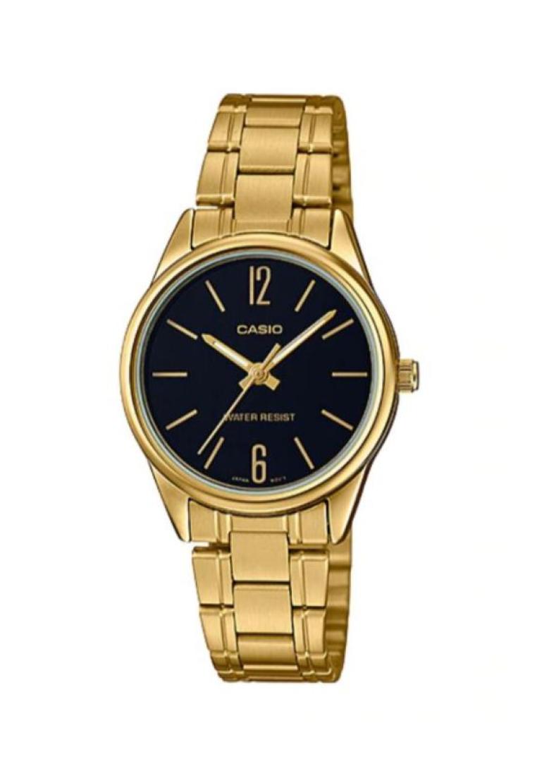 CASIO Casio Women's Analog LTP-V005G-1B Stainless Steel Band Gold Watch