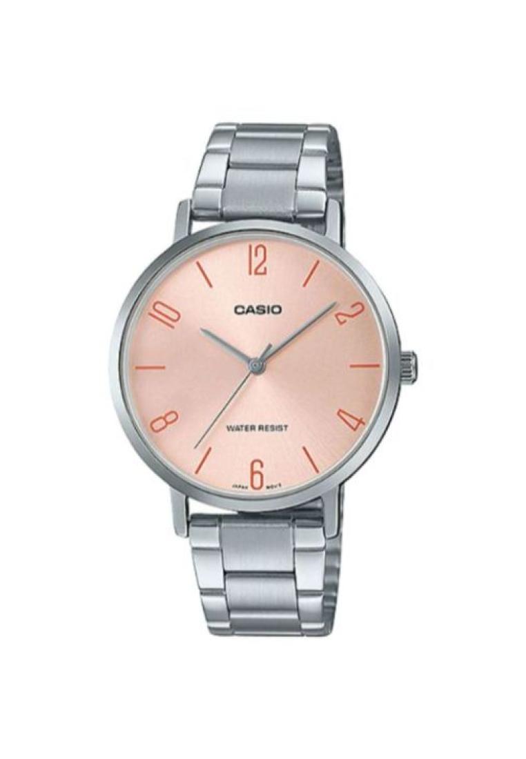 Casio Women's Analog LTP-VT01D-4B2 Stainless Steel Band Casual Watch