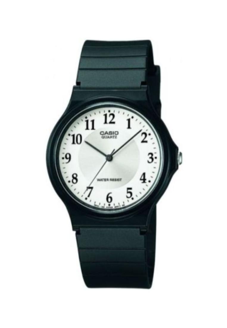 CASIO Casio Men's Analog Watch MQ-24-7B3 Black Resin Band Watch for Mens
