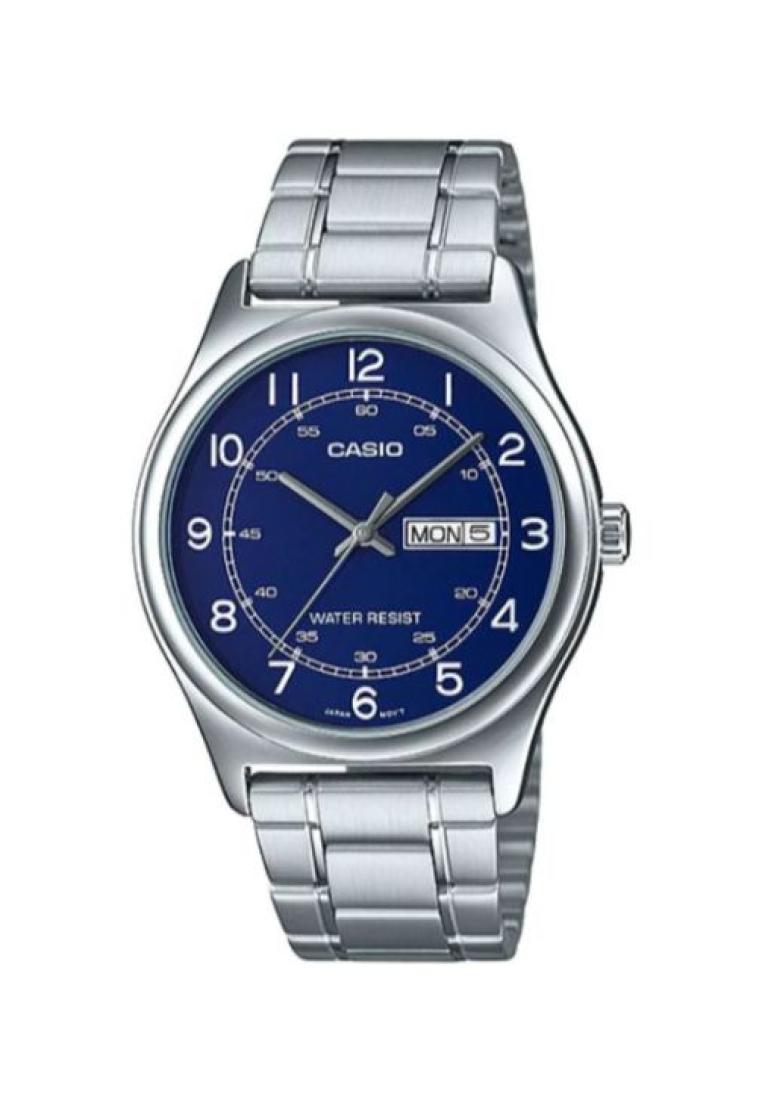 Casio Men's Analog MTP-V006D-2B Stainless Steel Band Casual Watch