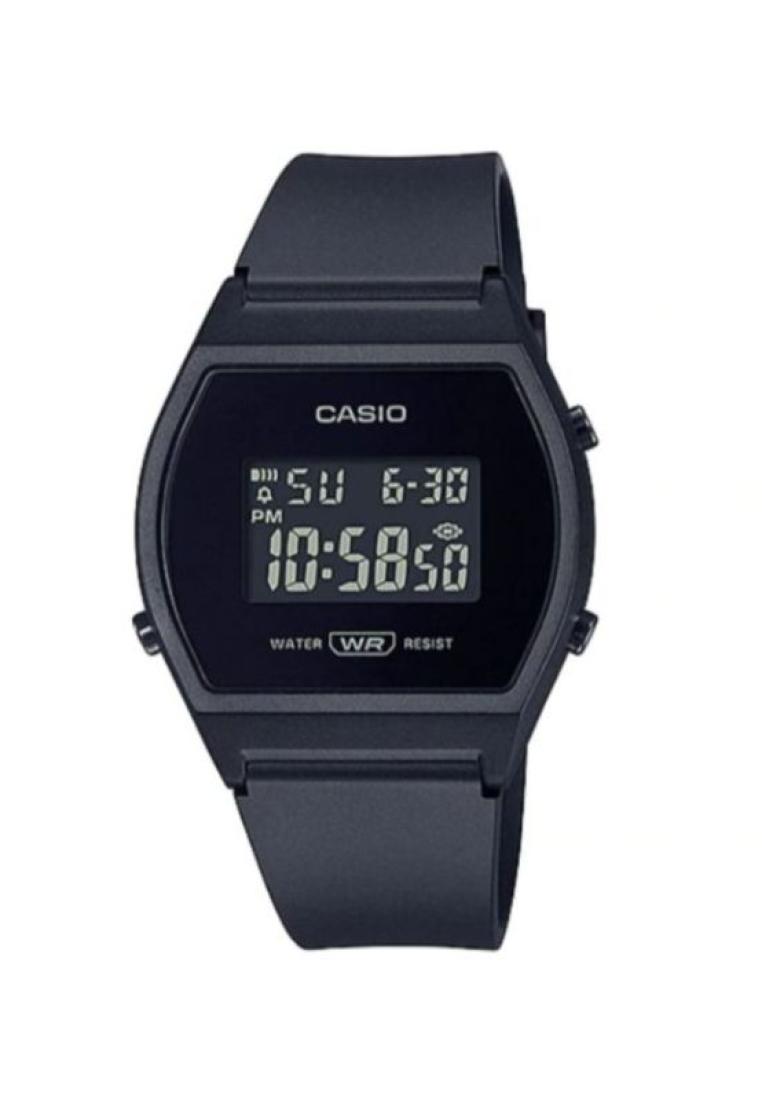 Casio Women's Digital Watch LW-204-1B Black Resin Band Ladies Watch