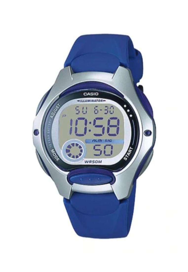 Casio Kid's Digital LW-200-2AV Blue Resin Band Casual Watch