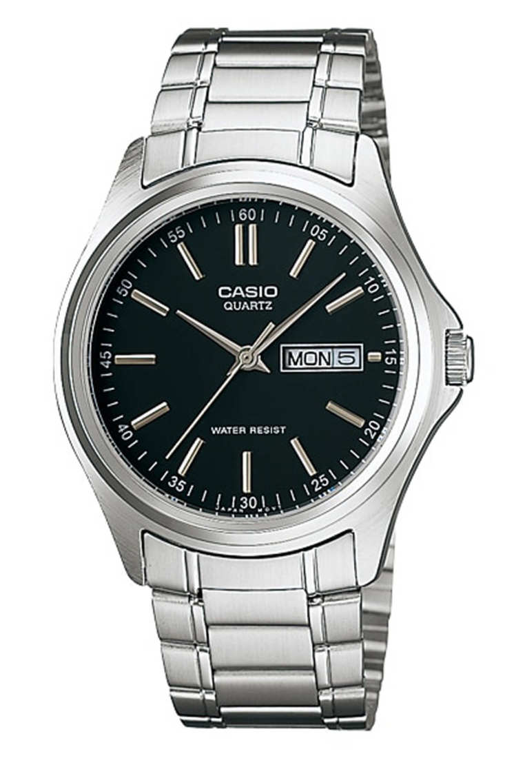 Casio Watches Casio Men's Analog Watch MTP-1239D-1A Silver Stainless Steel Band Watch