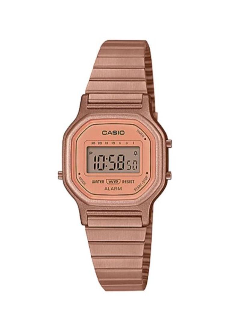 Casio Watches Casio Women's Digital LA-11WR-5A Rose Gold Band Casual Watch
