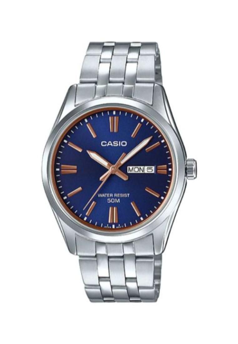 Casio Watches Casio Men's Analog Watch MTP-1335D-2A2V Stainless Steel Band Casual Watch