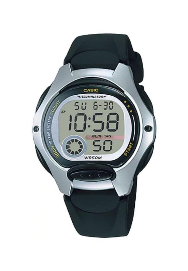 Casio Watches Casio Kid's Digital Watch LW-200-1AV Black Resin Band Kids Watch