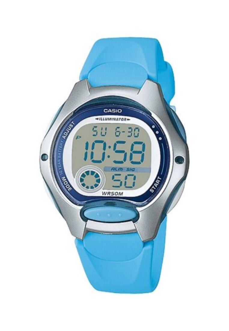 Casio Watches Casio Kid's Digital Watch LW-200-2BV Blue Resin Band Kids Watch