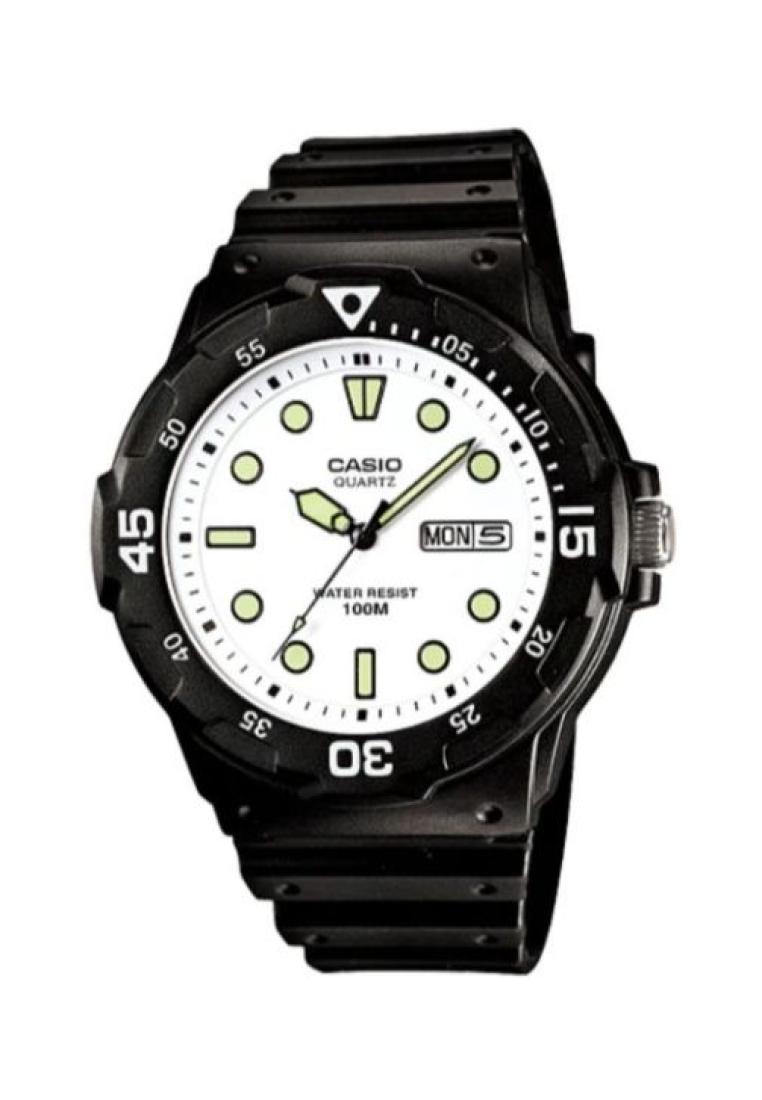 Casio Watches Casio Men's Analog Watch MRW-200H-7EV Black Resin Band Casual Watch