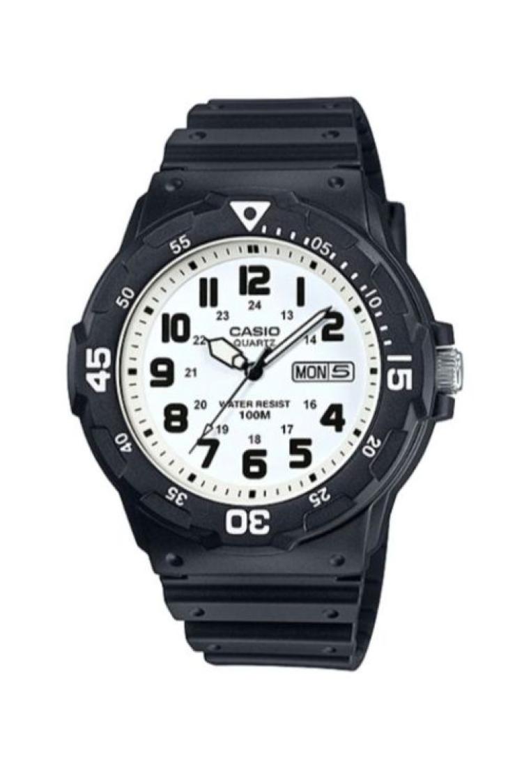 Casio Watches Casio Men's Analog Watch MRW-200H-7BV Black Resin Band Casual Watch