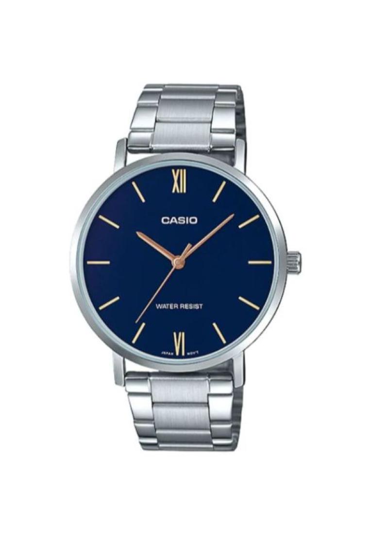 Casio Watches Casio Women's Analog LTP-VT01D-2B Stainless Steel Band Casual Watch