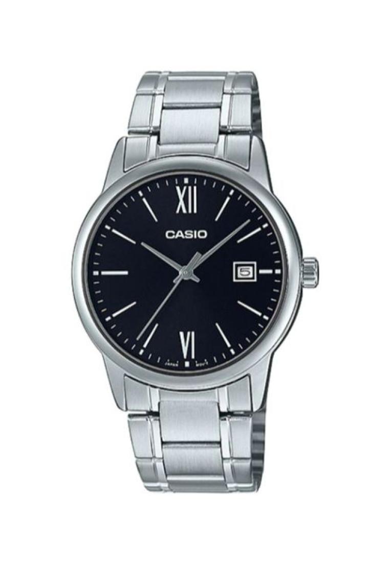 Casio Watches Casio Men's Analog MTP-V002D-1B3 Silver Stainless Steel Watch