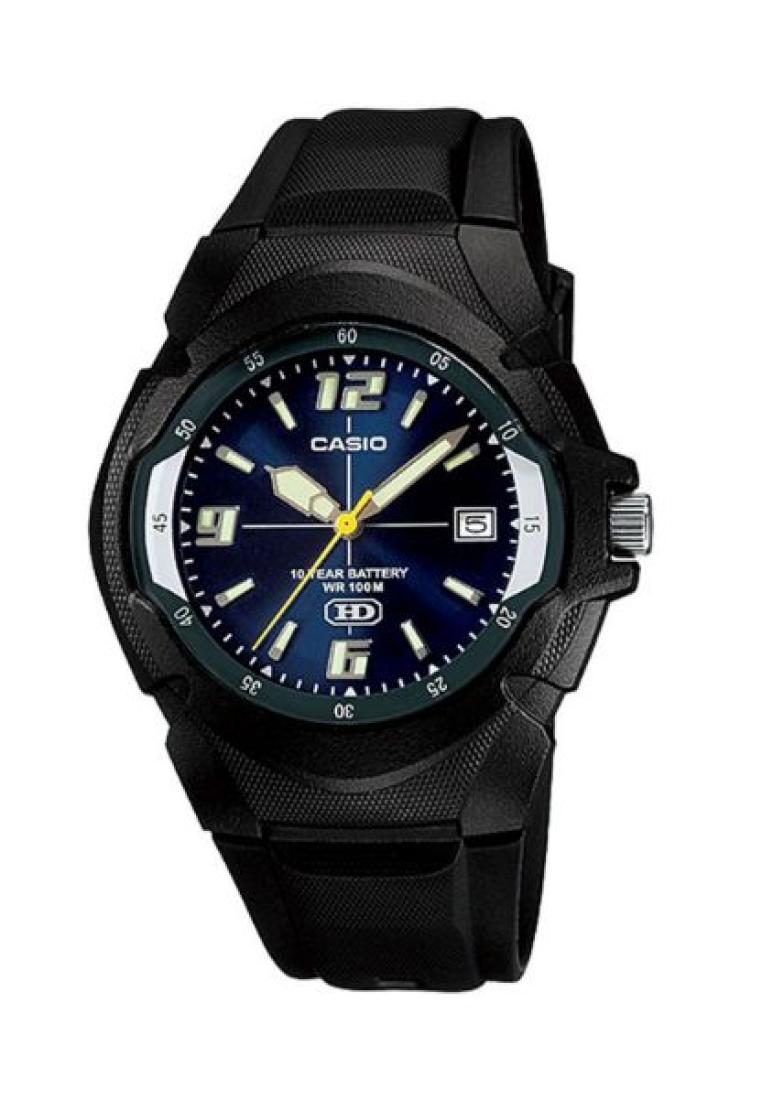 Casio Watches Casio Men's Analog Watch MW-600F-2AV Blue dial with Black Resin Band Watch for men