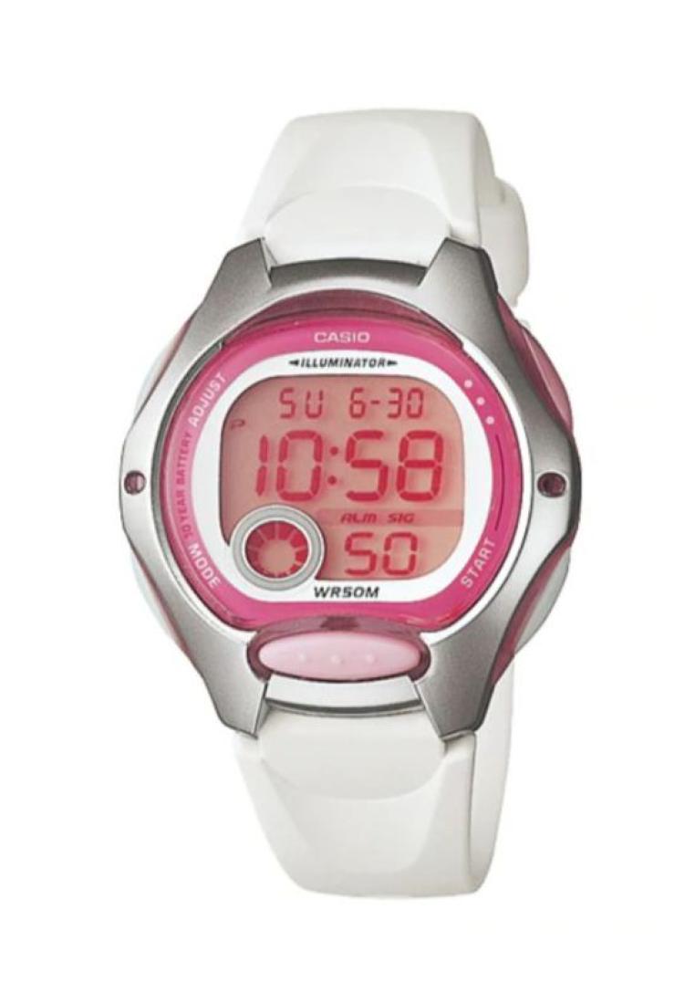 Casio Watches Casio Kid's Digital LW-200-7AV White Resin Band Sport Watch