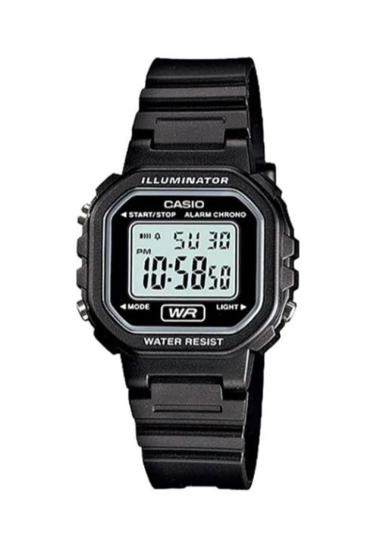 Casio Watches Casio Kids Digital Watch LA20WH-1A Black Resin Band Watch for kids