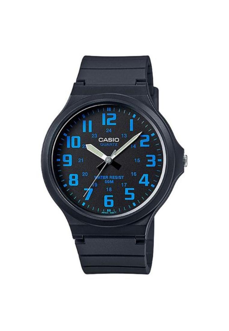 Casio Watches Casio Men's Analog Watch MW-240-2BV Big Case with Black Resin Band Watch