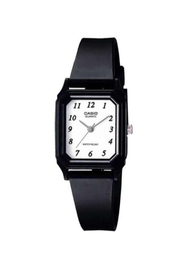 Casio Watches Casio Women's Analog Watch LQ-142-7B Black Resin Band Mini Square Watch
