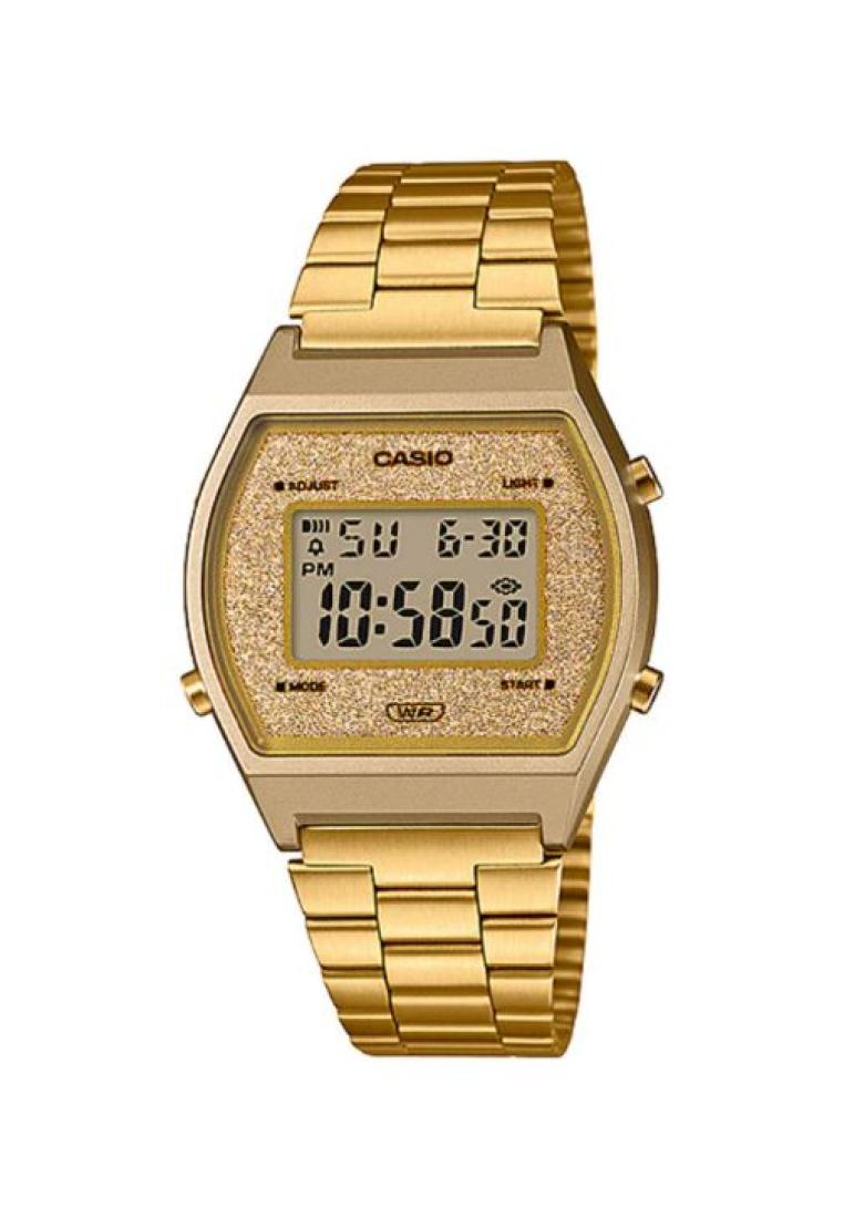 Casio Watches Casio Vintage Women's Digital Watch B640WGG-9DF Stainless Steel Band Gold Watch
