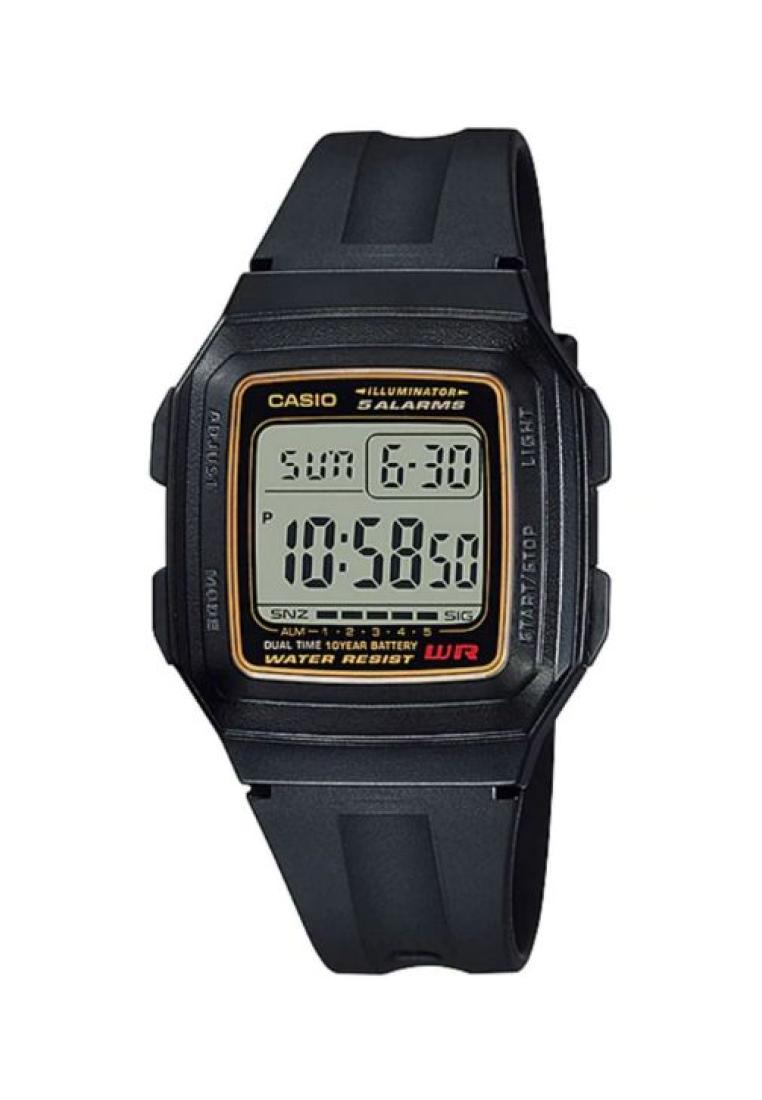 Casio Watches Casio Men's Digital Watch F-201WA-9A Black Resin Band Sport Watch