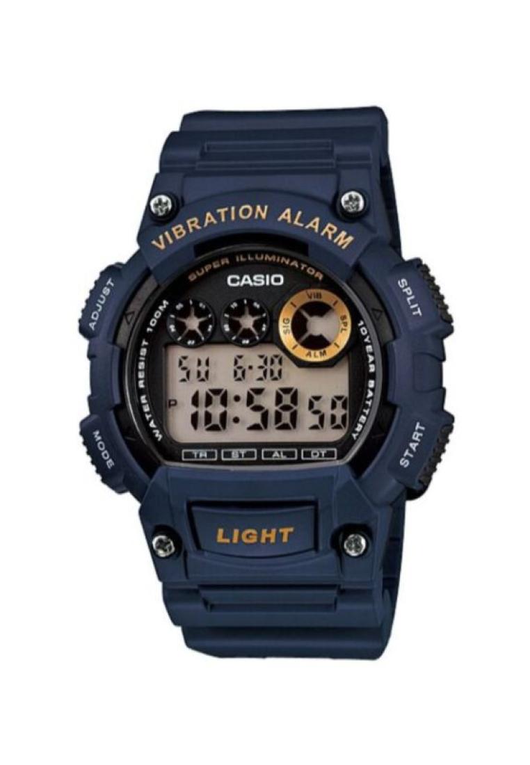 Casio Watches Casio Men's Digital Watch W-735H-2AV Blue Resin Band Sport Watch