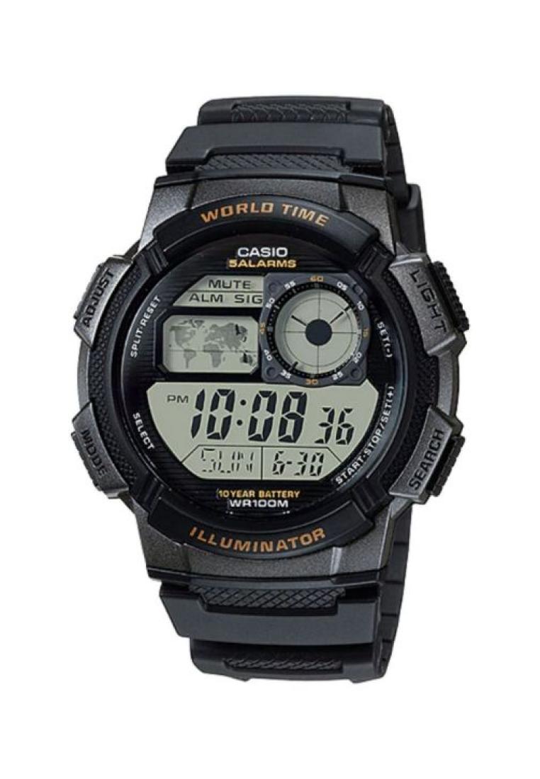 Casio Watches Casio Men's Digital AE-1000W-1AV Black Resin Band Sport Watch