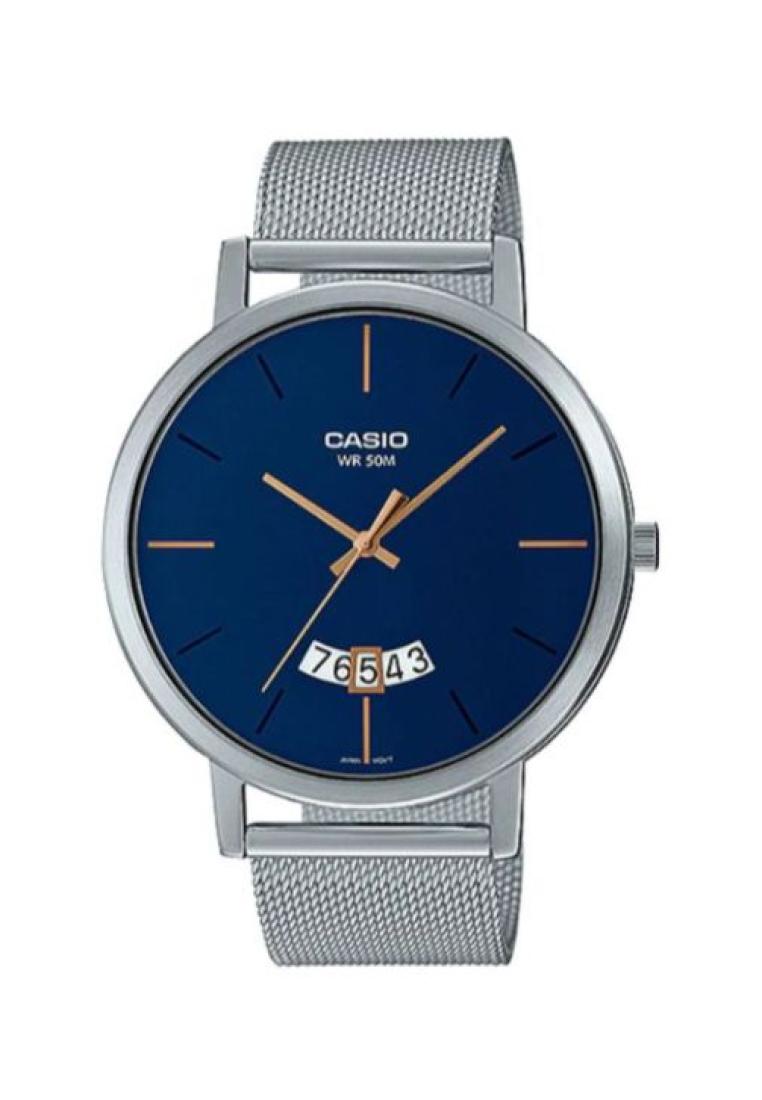 Casio Watches Casio Men's Analog Watch MTP-B100M-2EV Stainless Steel Band Casual Watch