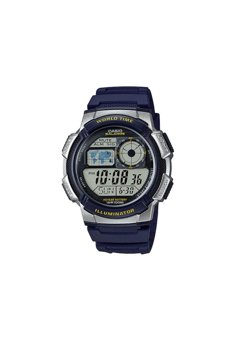 Casio Watches Casio Men's Digital AE-1000W-2AV Black Resin Band Sport Watch