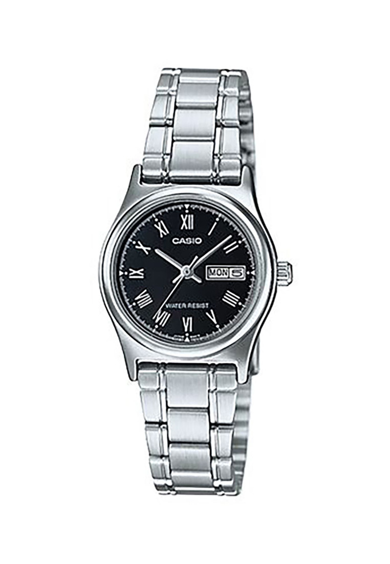 Casio Watches Casio Women's Analog Watch LTP-V006D-1B Silver Stainless Steel Watch