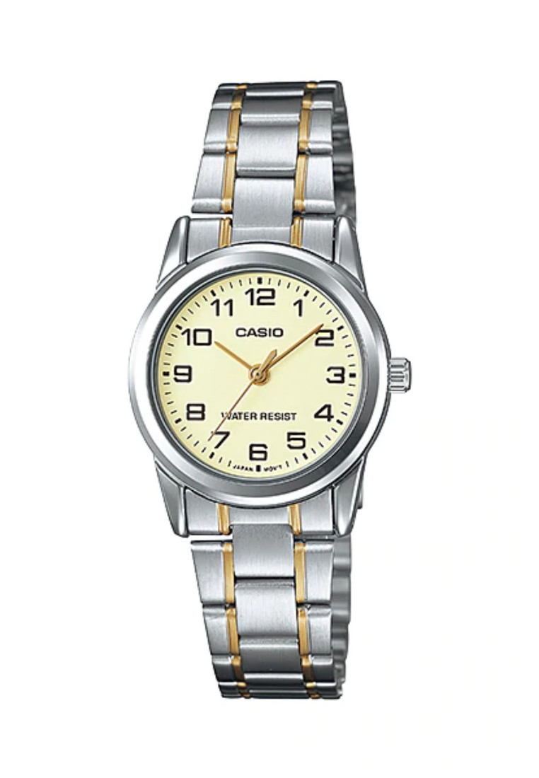Casio Watches Casio Women's Analog Watch LTP-V001SG-9B Stainless Steel Gold Watch