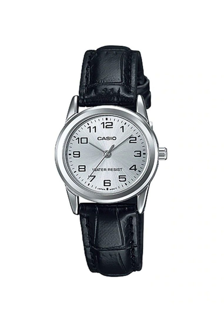 Casio Watches Casio Women's Analog Watch LTP-V001L-7B Black Leather Watch