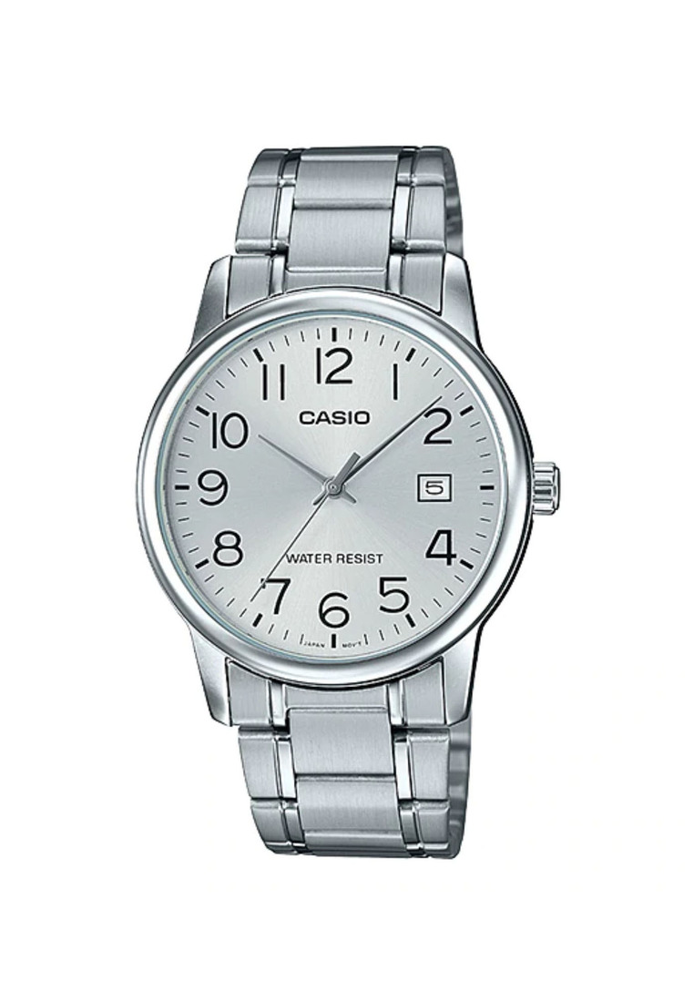 Casio Watches Casio Men's Analog Watch MTP-V002D-7B Silver Stainless Steel Watch