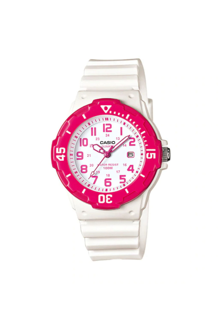 Casio Watches Casio Kid's Analog Watch LRW-200H-4BV White Resin Band Casual Watch