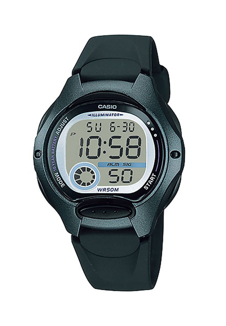 Casio Watches Casio Kid's Digital Watch LW-200-1BV Black Resin Band Sport Watch
