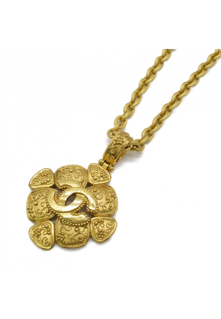 二奢 Pre-loved Chanel necklace 96A necklace GP(gold plated) gold